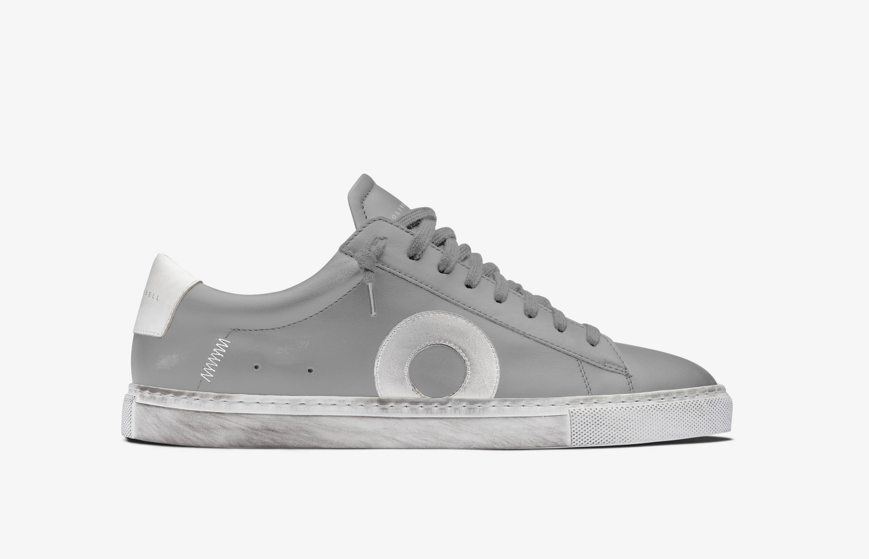 Oliver Cabell Low 1 Mens Trainers Grey UK-602731